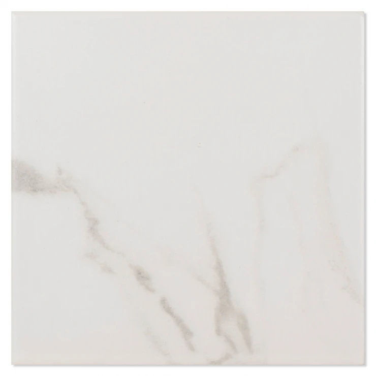 Marmor Klinker Viktoriano Vit Matt 15x15 cm-1